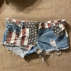 american flag shorts